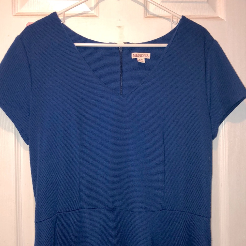 Merona Size L blue dress